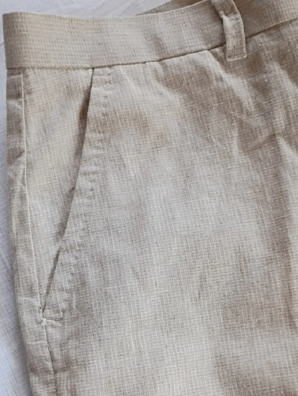 Cubavera Men's Linen & Cotton Blend Shorts Size 38